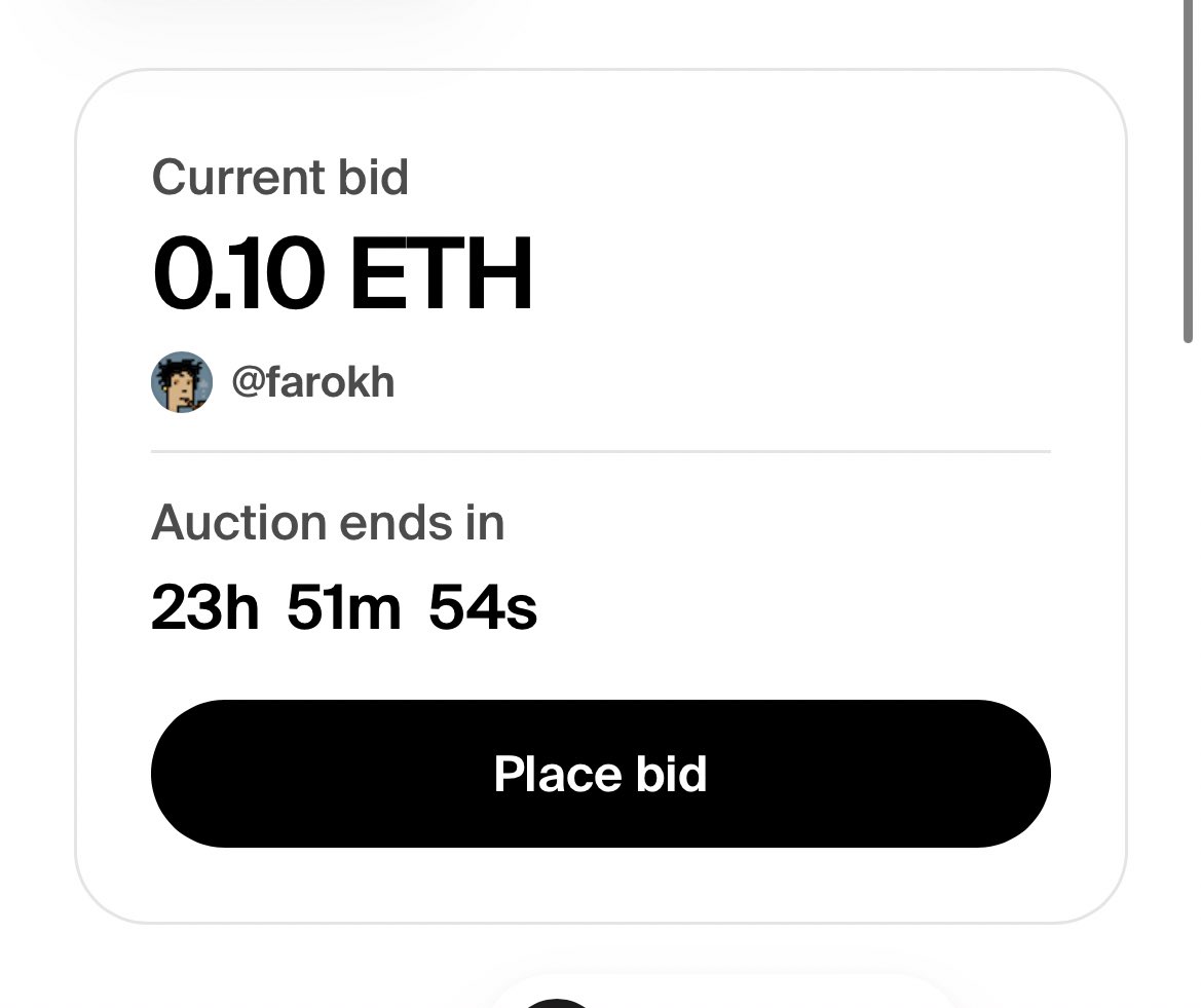 AND THE AUCTION IS LIVE!!

The one and only <a href="/farokh/">Farokh</a> started it! 🔥 Thanks man!! 

🏎️💨