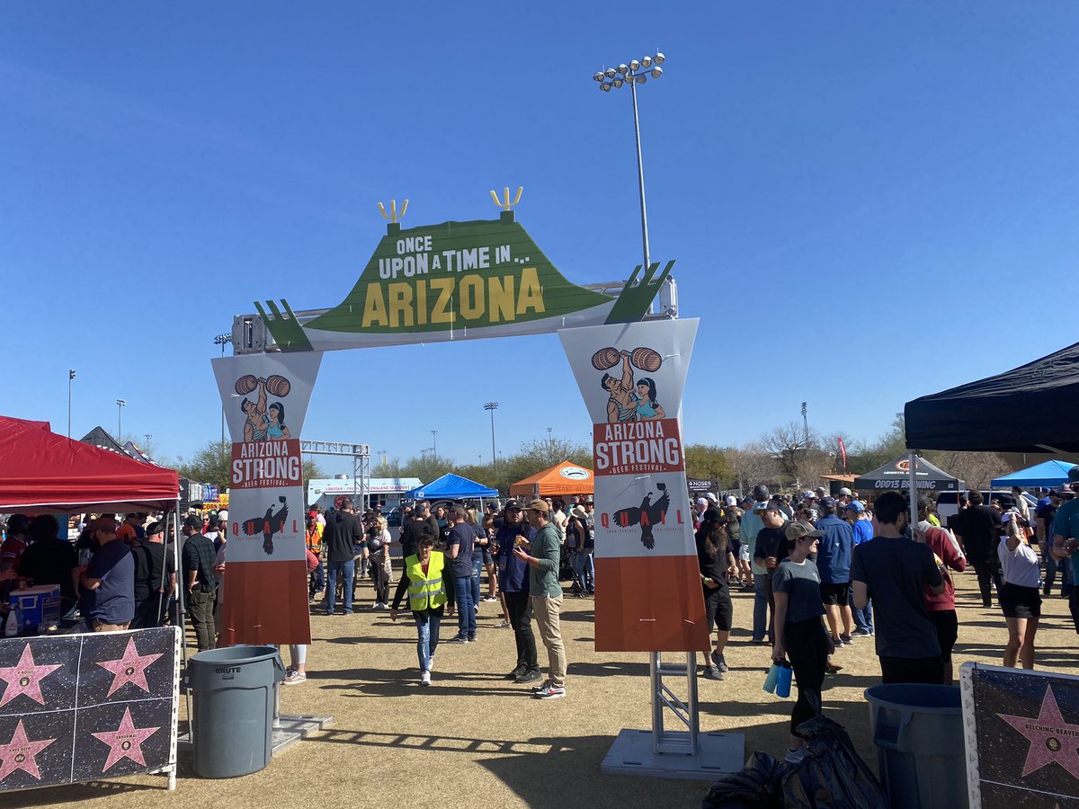 Come down to the Arizona Strong Beer Festival in the next two hours and help me ask each booth for a Coors Light, these guys get so mad their bushy brewer beards roll up like cartoon windowshades