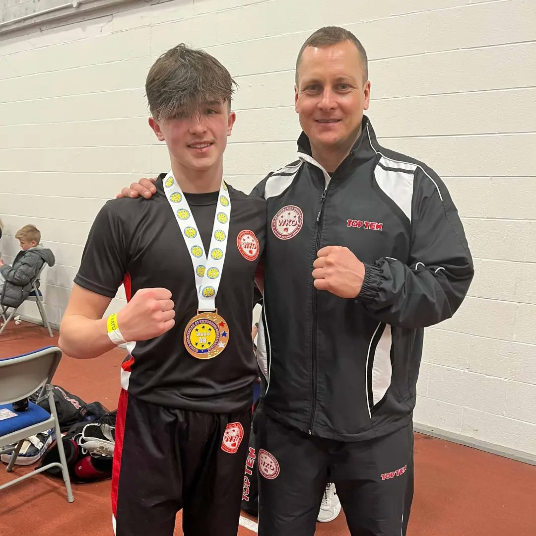 Entered <a href="/WAKO_GB/">WAKO GB</a> British Championships today as a Junior Fighter in Full Contact Kickboxing. 3 Fights + 3 Wins to become WAKO BRITISH FULL CONTACT KICKBOXING CHAMPION at my first attempt. Thank you to all at WKO 
#champion #fitbag #fullcontactkickboxing #fighter #thankful