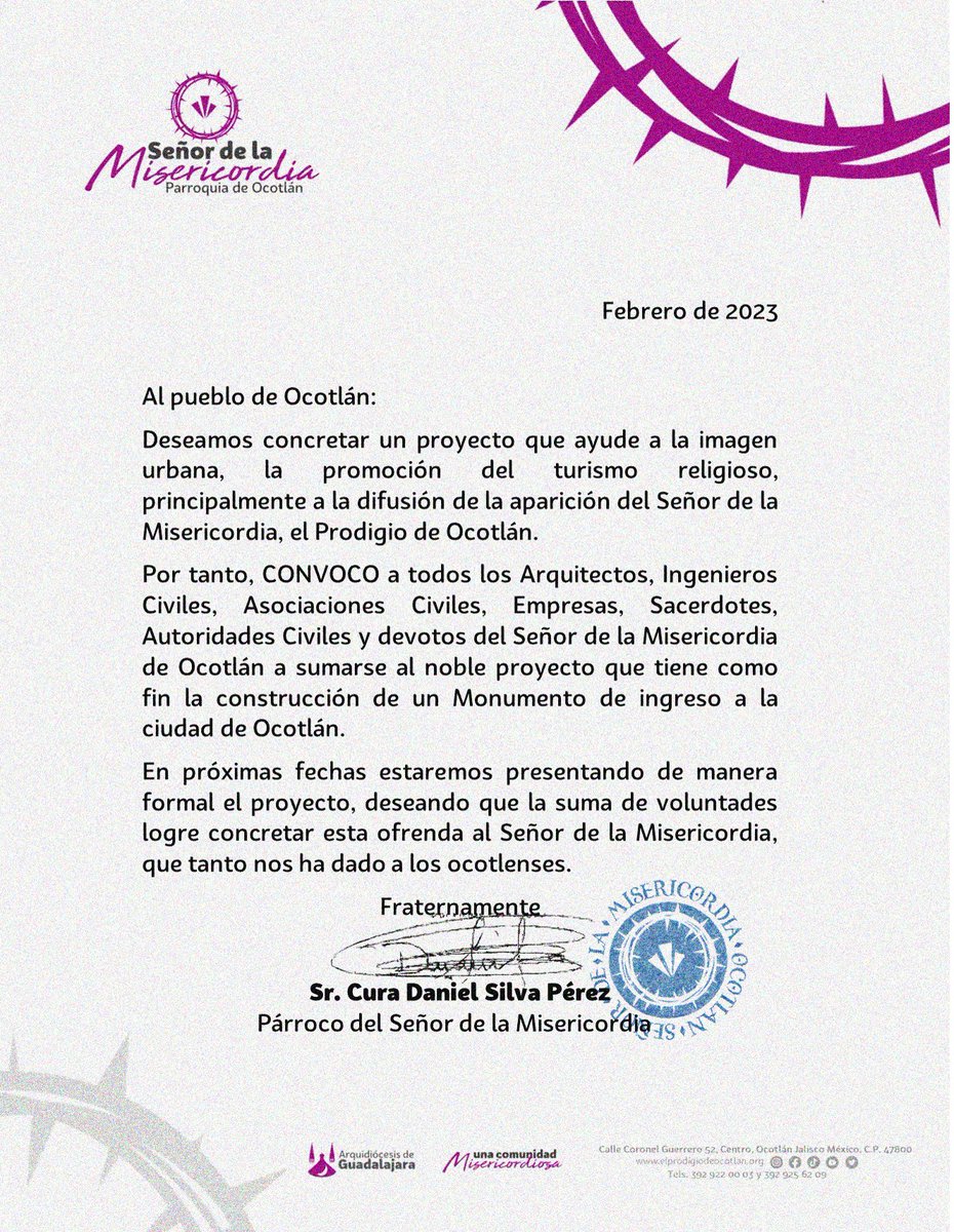 ProdigioMx's tweet photo. #Comunicado Al Pueblo de Ocotlán Jalisco: https://t.co/LjrbmIskFM