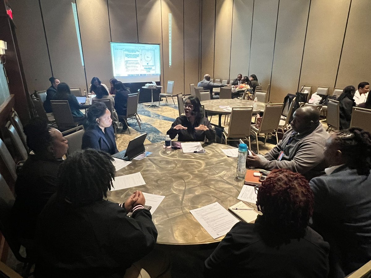 ilayne2's tweet photo. Great discussion regarding nontraditional pathways to central office and filling the seats to support equity! #TABSE2023 Central Office Commission @mariolayne #Rise2Excellence https://t.co/8bqiKRmsf6