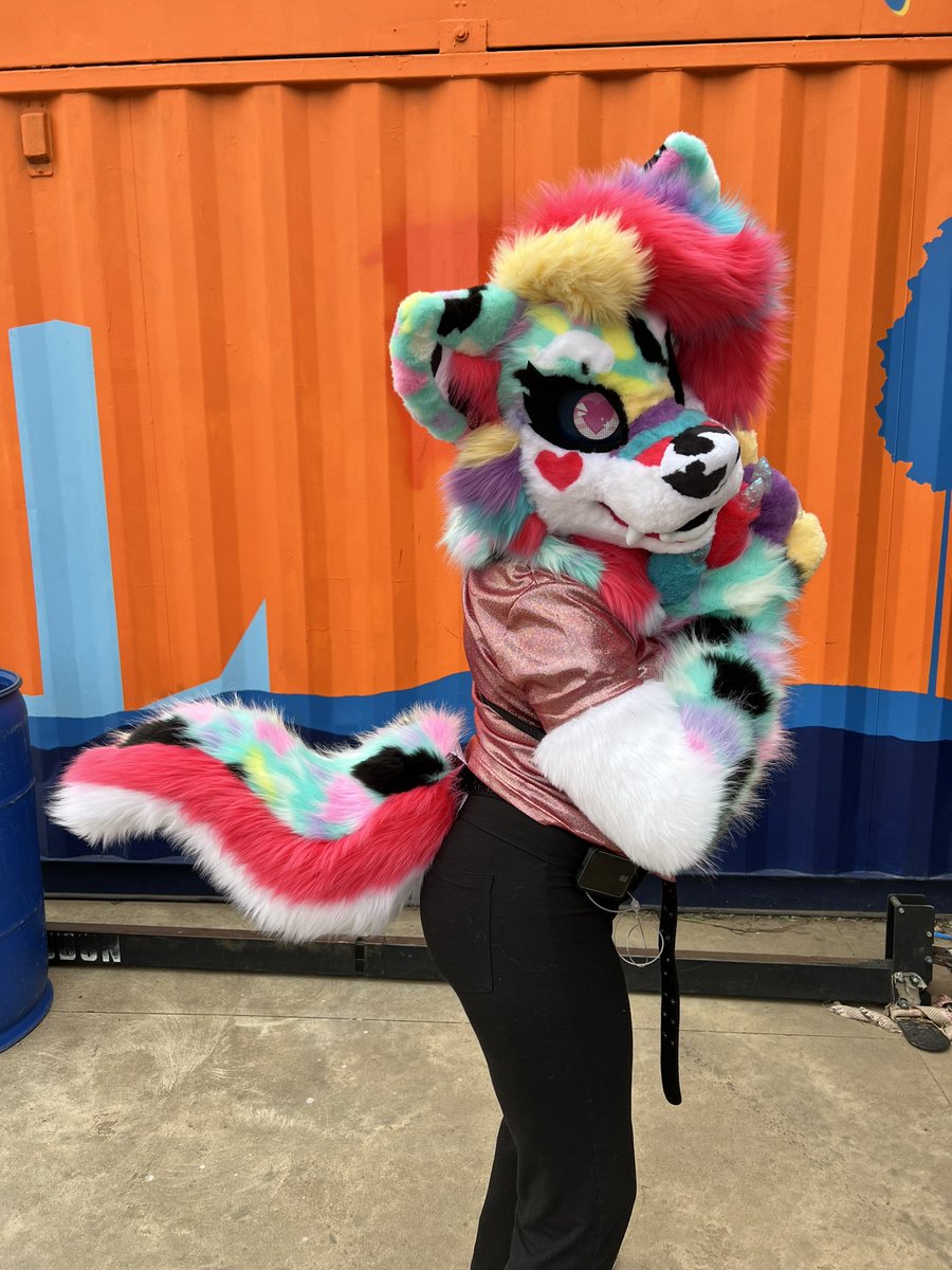 GoldenReliic's tweet image. This party animal is still searching for their forever home! #fursuitforsale