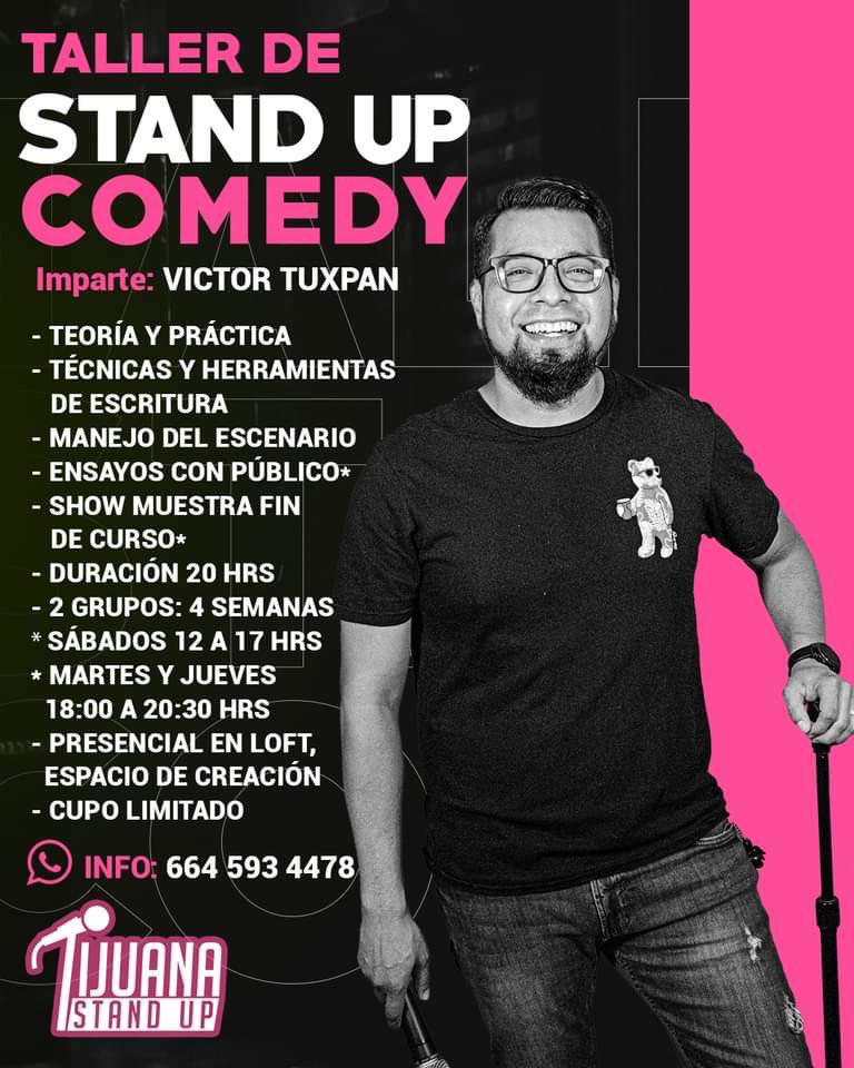 VicTuxpan's tweet photo. Aprende a hacer y escribir comedia 
#tijuana #comedia #standupcomedy https://t.co/E3bwcz9BSc