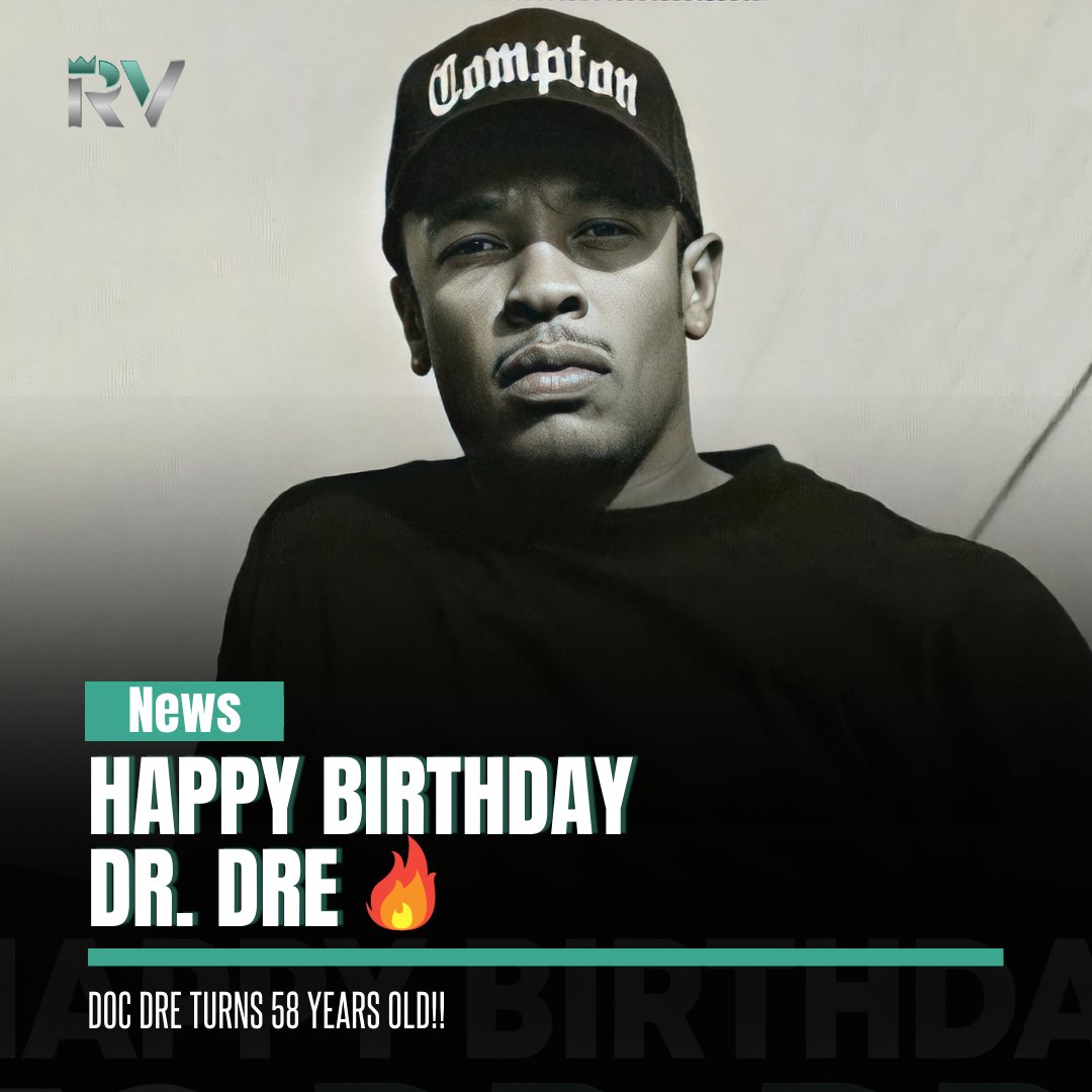 Happy 58th birthday to one of the greatest of all time Dr. Dre    