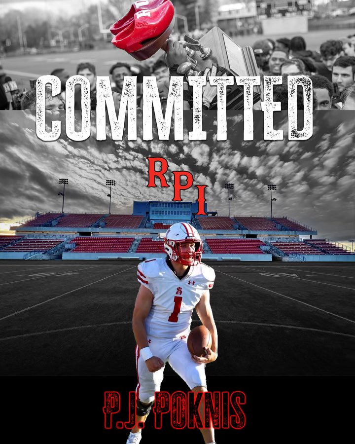 I am extremely blessed to announce my commitment to RPI to continue my academic and athletic career!