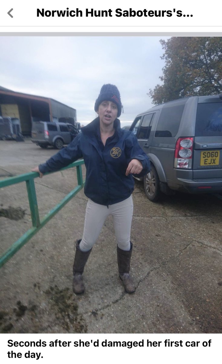 Labour4Animals's tweet photo. PLEASE HELP 🦊 🐇 DO YOU KNOW this woman?
Today = 18th anniversary of the #Hunting Act becoming law; Nov19th 22 [+1 #RoyalAssent], #Waveney Harriers’ woman pictured deliberately damaged @BobJBlizzard’s widow’s car. #Suffolk police said TODAY they still trying to identify her. https://t.co/tiq72KQlQL
