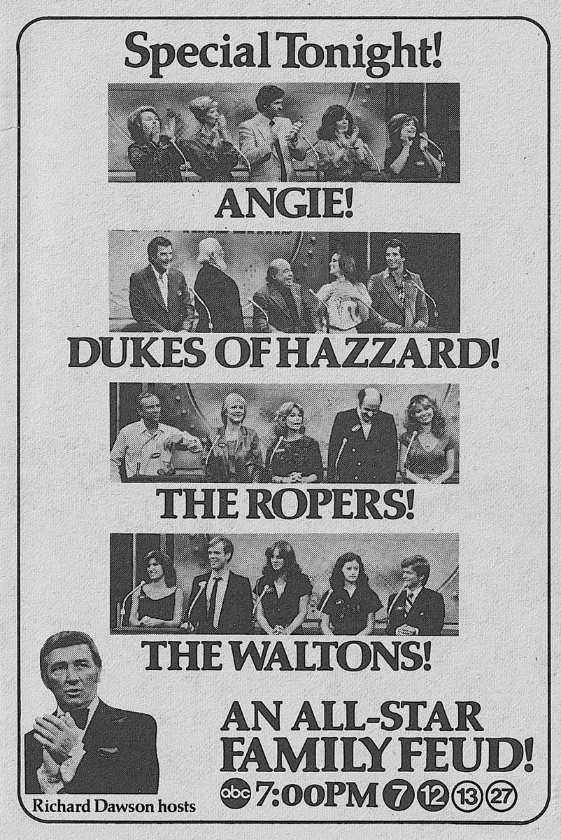 RetroNewsNow on Twitter "📺ABC Primetime, February 18, 1980 — ‘AllStar Family Feud’"