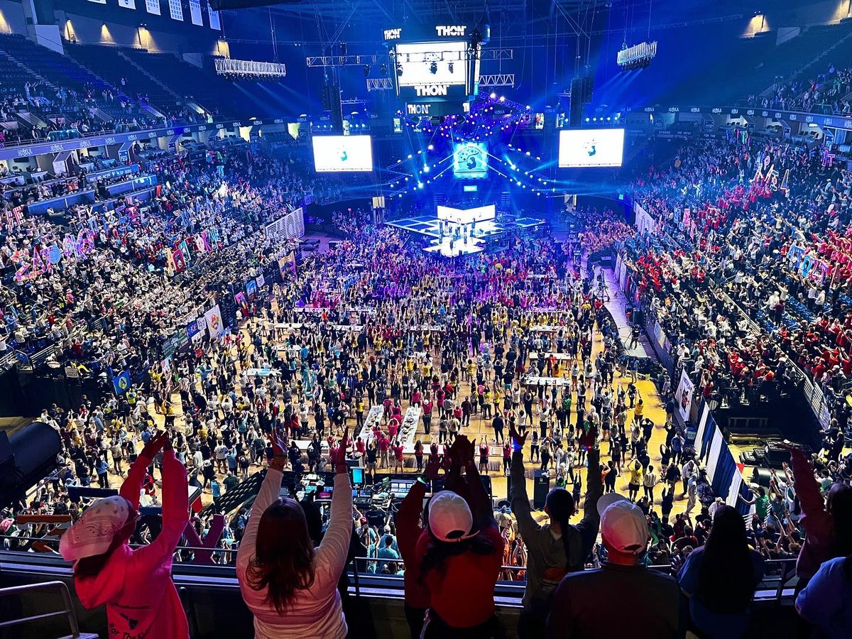 TheOutdoorProf's tweet photo. THON 2023. I’m so proud of all of the @THON dancers from @montaltopsu 💙🤍

#thon #ftk #forthekids https://t.co/eOarPOAZd3