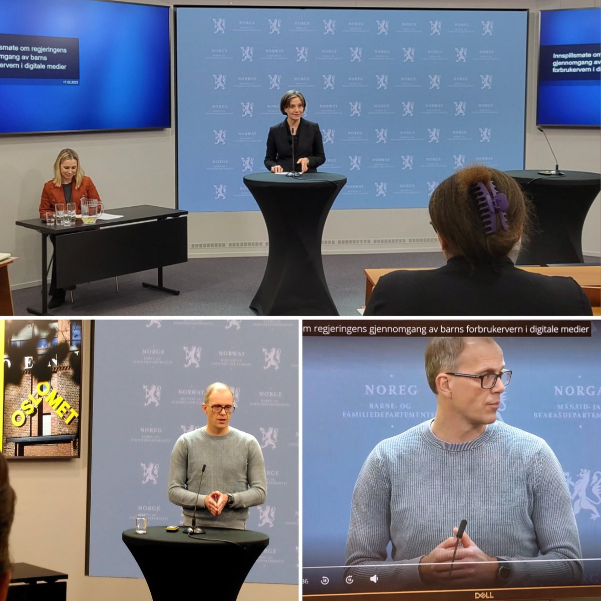 dagslet's tweet photo. Regjeringens innspillsmøte om barns digitale forbrukervern. Barne- og familieminister Toppe, SIFO, Amnesty, Barneombudet, FR, og en rekke gode innspill. https://t.co/OG03GOxiS4