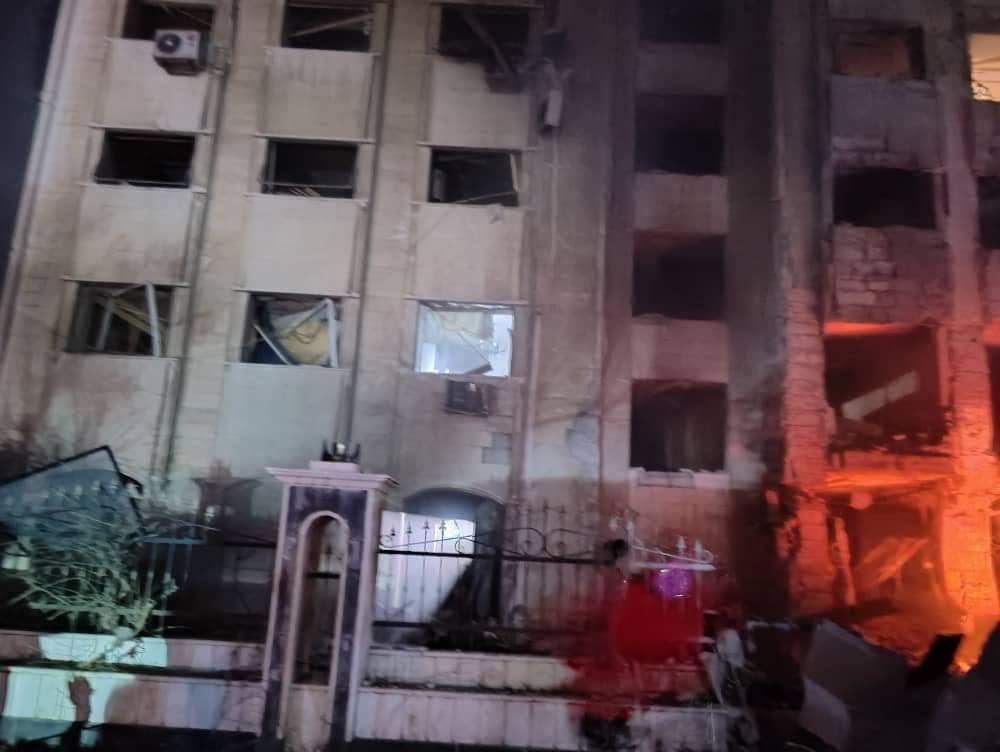 Israel just bombed a residential building in Damascus, Syria. 

Is Israel competing with the earthquake?