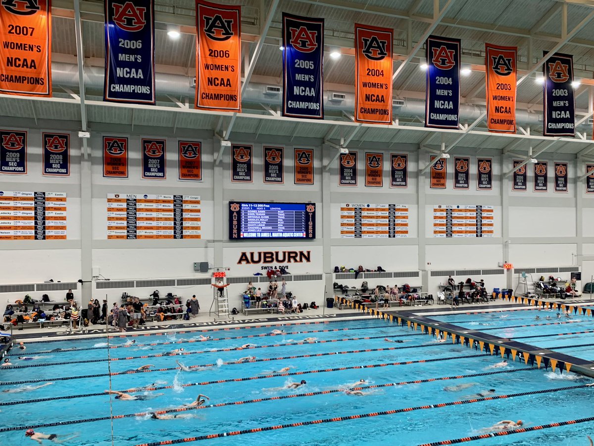 Ohhh the places you have to endure to support your child. Surprisingly it’s not the Cam Newton aquatic center. Or the we still believe Bo Nix could have been the guy natatorium.