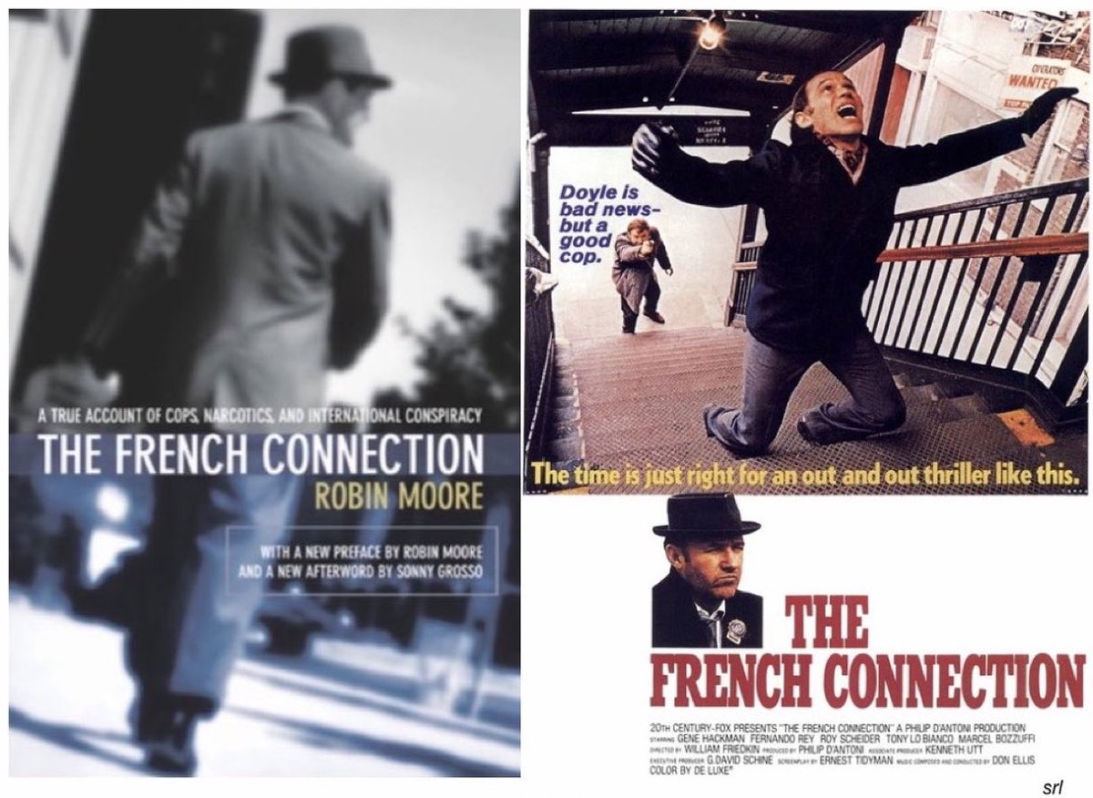 SaveRedlandLibr's tweet photo. 11:15pm TODAY on @TalkingPicsTV 👉joint #TVFilmOfTheDay
The 1971 #Crime #Thriller film🎥 “The French Connection” directed by #WilliamFriedkin from a screenplay by #ErnestTidyman
Based on #RobinMoore’s 1969 book📖
🌟#GeneHackman #FernandoRey #RoyScheider #TonyLoBianco https://t.co/Jc77hYiHCO
