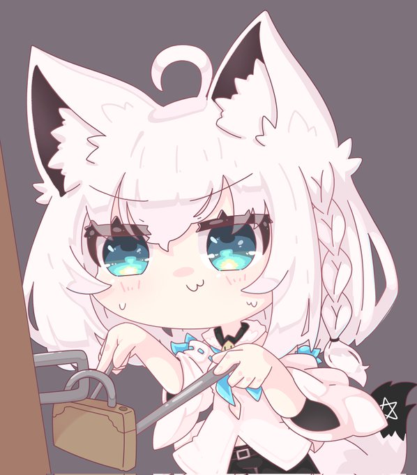 #絵フブキアロホモラ  < カチャカチャ 