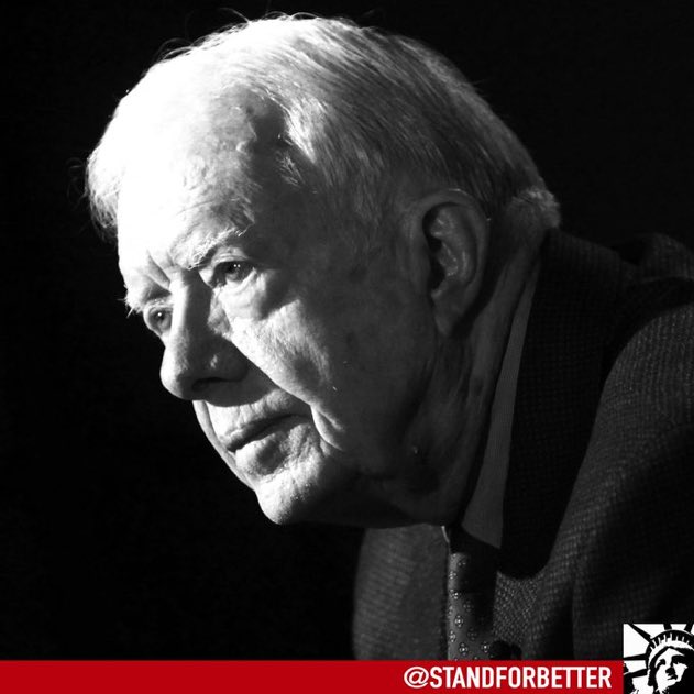 Markfry809's tweet photo. I’m not a praying man but former President Jimmy Carter is going into hospice care and I wish for this remarkable human being the peace he so deserves. https://t.co/dWytIJ80y7