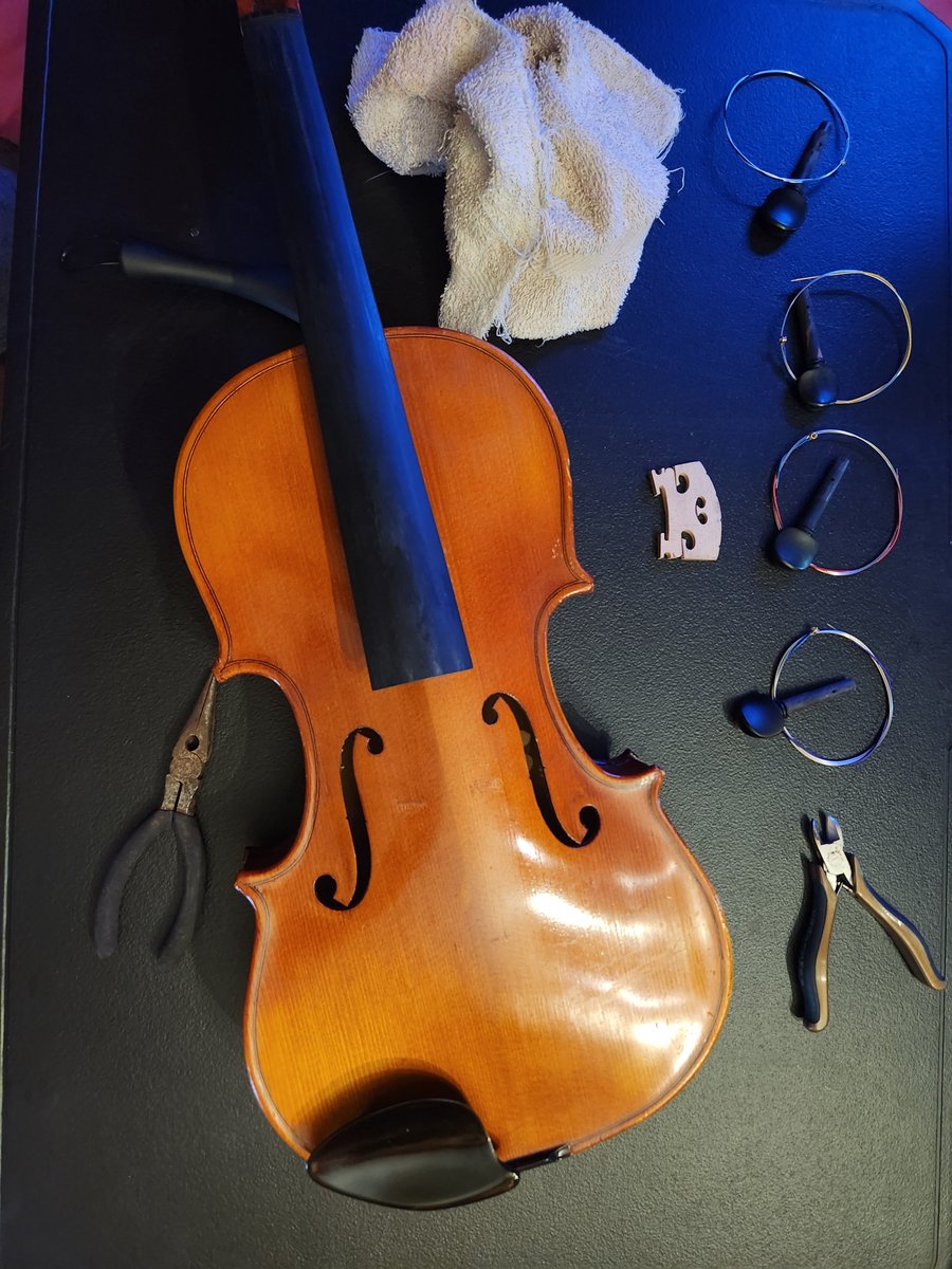 a little bit of replacing my strings