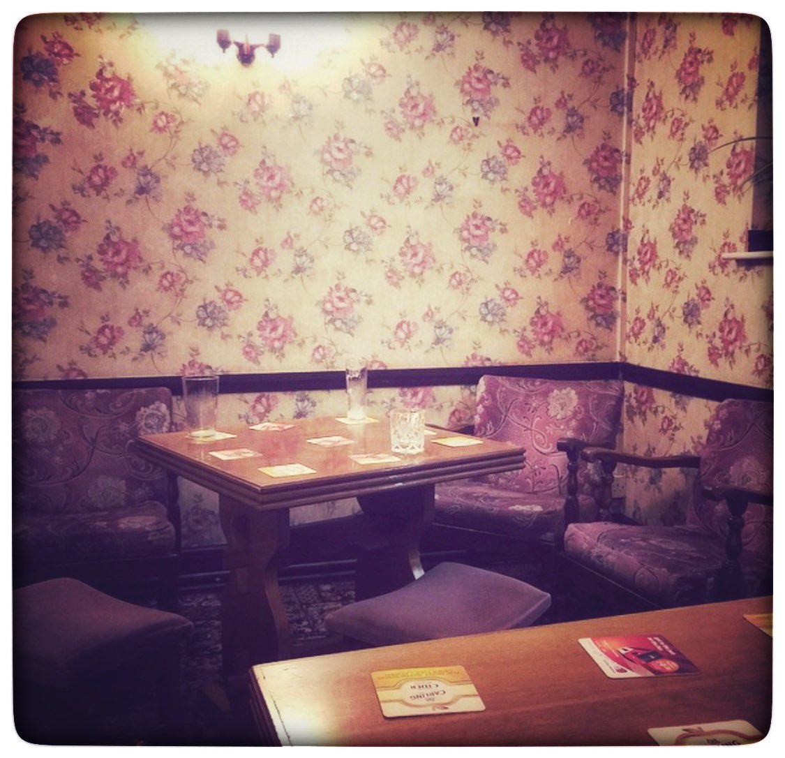 Flowers, flowers, everywhere 
In the corner, a valentine pair

Whisky chaser loosens tongue  
On bitter words love is hung

Tears in toilets, fists in doors
Bloody knuckles, wrapped in gauze

Flowers remain, but love is lost
N the toilet door aye arf bost

#BlackCountry 🖤