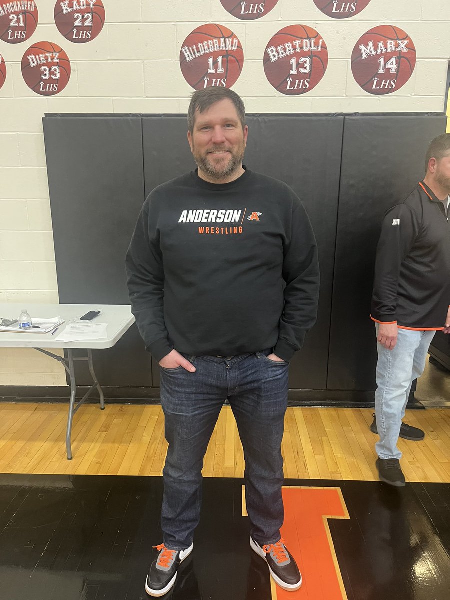 Last but surely not least. COACH GAERTNER is your ECC Coach of the Year. The man behind it all. Anderson wrestling is very lucky to have him behind the wheel!