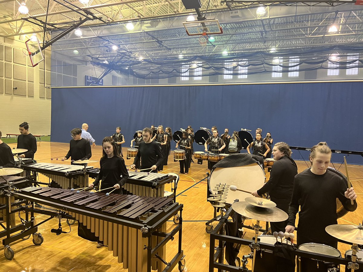 Greenwood Indoor Percussion at IPA Plainfield today.