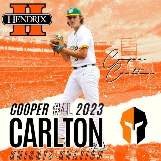 Congratulations to 2023 Cooper Carlton of Walker HS on his commitment to Hendrix College.  Awesome news for this young man and his family #4L <a href="/CooperCarlton9/">Cooper Carlton</a> <a href="/WalkerHighScho1/">Walker High School</a> @PBR_Louisiana <a href="/PerfectGameUSA/">Perfect Game USA</a> @Dmnd_Allegiance <a href="/MarucciDugout/">Marucci Dugout</a> @2DsportsLA <a href="/hendrixcollege/">Hendrix College</a>