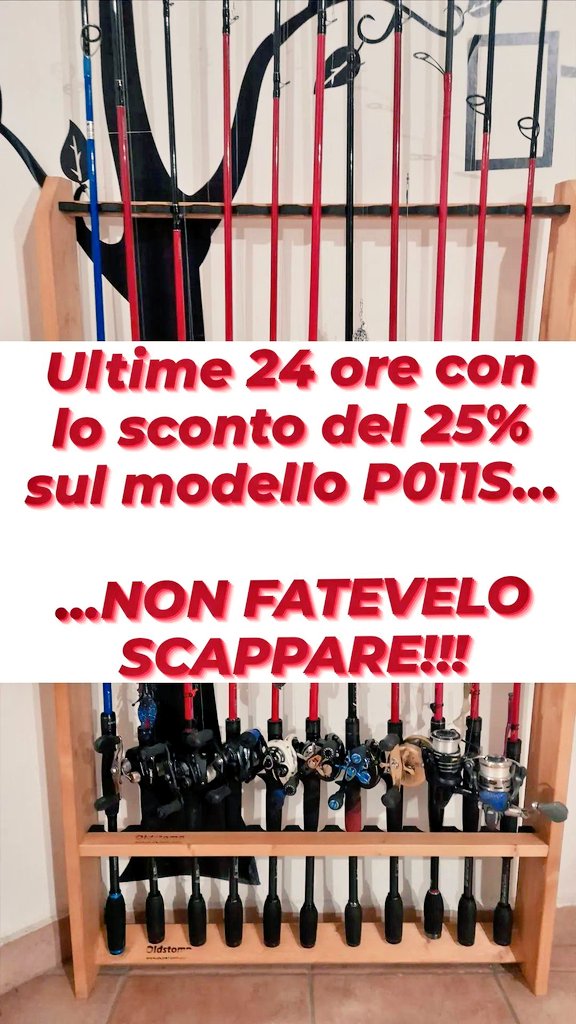 Oldstomp's tweet photo. FAI SPAZIO ALLA TUA PASSIONE!!!
make room for your passion!
#oldstomp #pescare #portacanne #rods #rodholder #flyfishing #fishing #fishingtackle #legno #wood #troutarea #rodstand https://t.co/vM1BZUm9wz