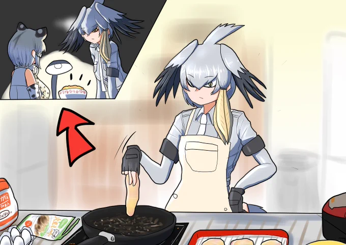 [SKEB]カツ丼を作って取り調べで出すハシビロコウ刑事

SKEB依頼です。ご依頼ありがとうございました。 