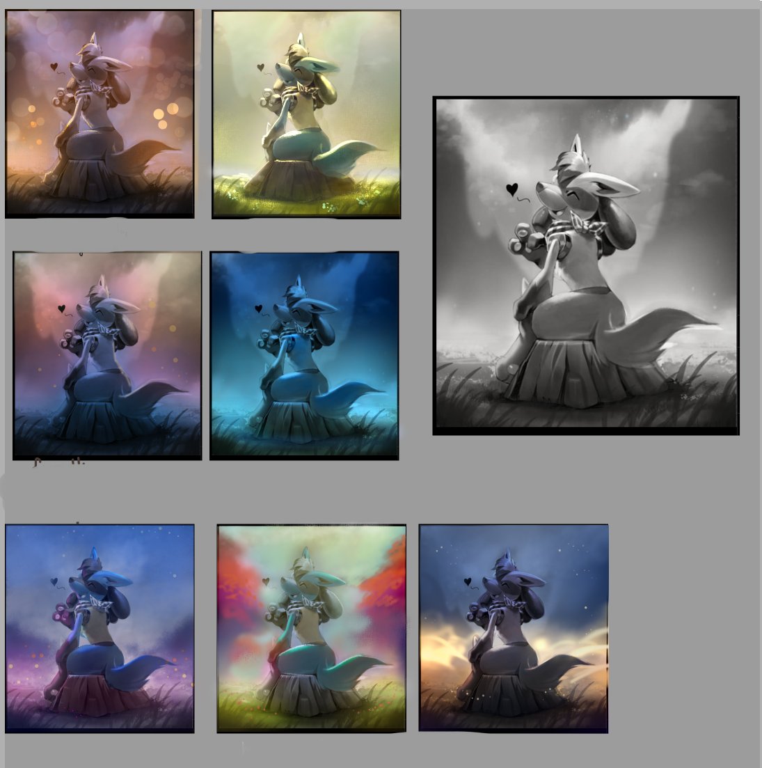 some pics of the process <3 