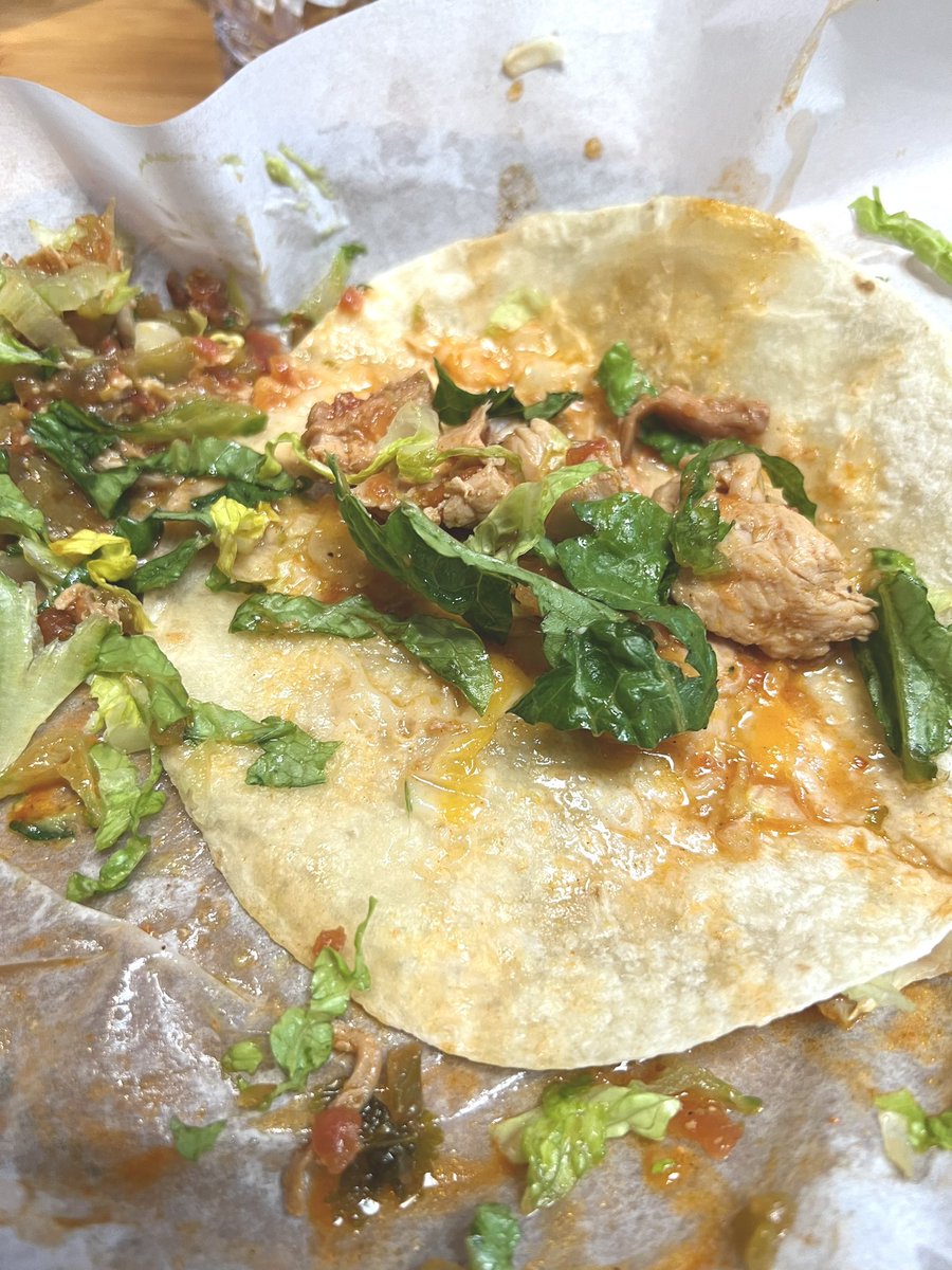 Dear <a href="/IslandsBurgers/">Islands Burgers 🍔</a> I love the Northshore tacos, but found todays disappointing. Not only did 1 of my 3 come w/ pico de gallo when I asked for none (weird) but the amount of ingredients was underwhelming. Are ur standard proportions now made for a 6 yr old?