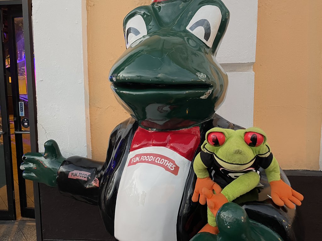 NorrisFrog's tweet photo. I always patronize frog owned businesses. #SanJuan #CruiseNReview @SenorFrogs @CruiseNReview https://t.co/VaXIgk2Xwf