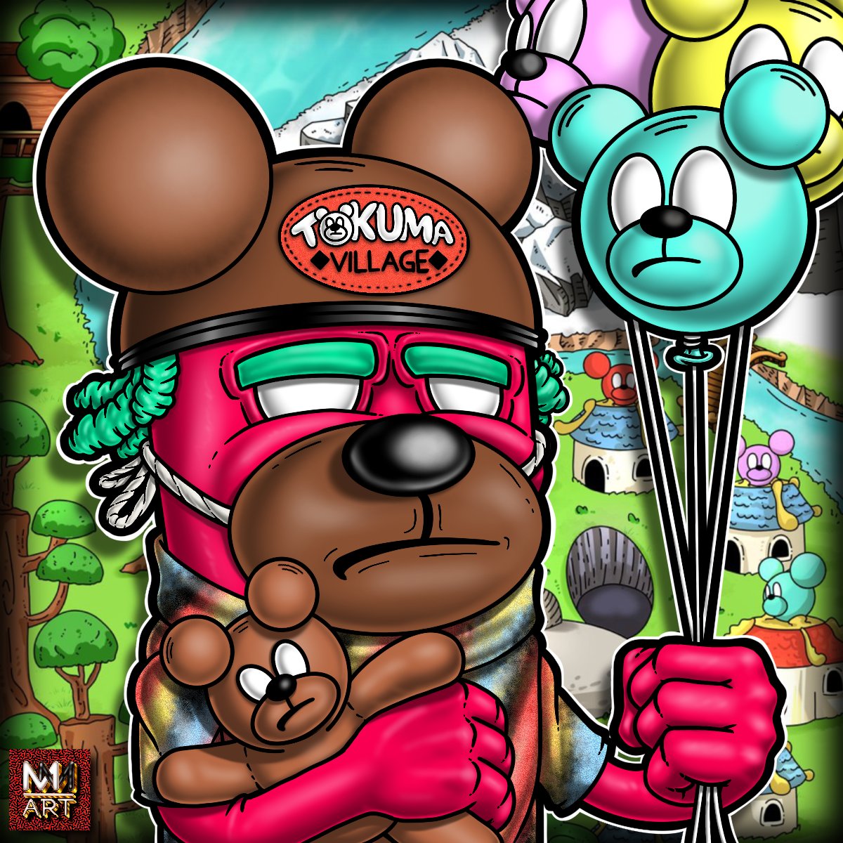 Giving Away a MindMaster Art X Krypto Kumas Piece on Monday! 

To win just:
🔔Notifications on
💌 drop your $WAX addy
🫂Tag 2+
♻️RT, follow <a href="/Eric_MindMaster/">MindMaster Art</a>
&amp; @KryptoKumas 

CHECK THE BLEND HERE! bit.ly/MMABlends

#NFTGiveaways #WAXNFT #Collabs $WAXP