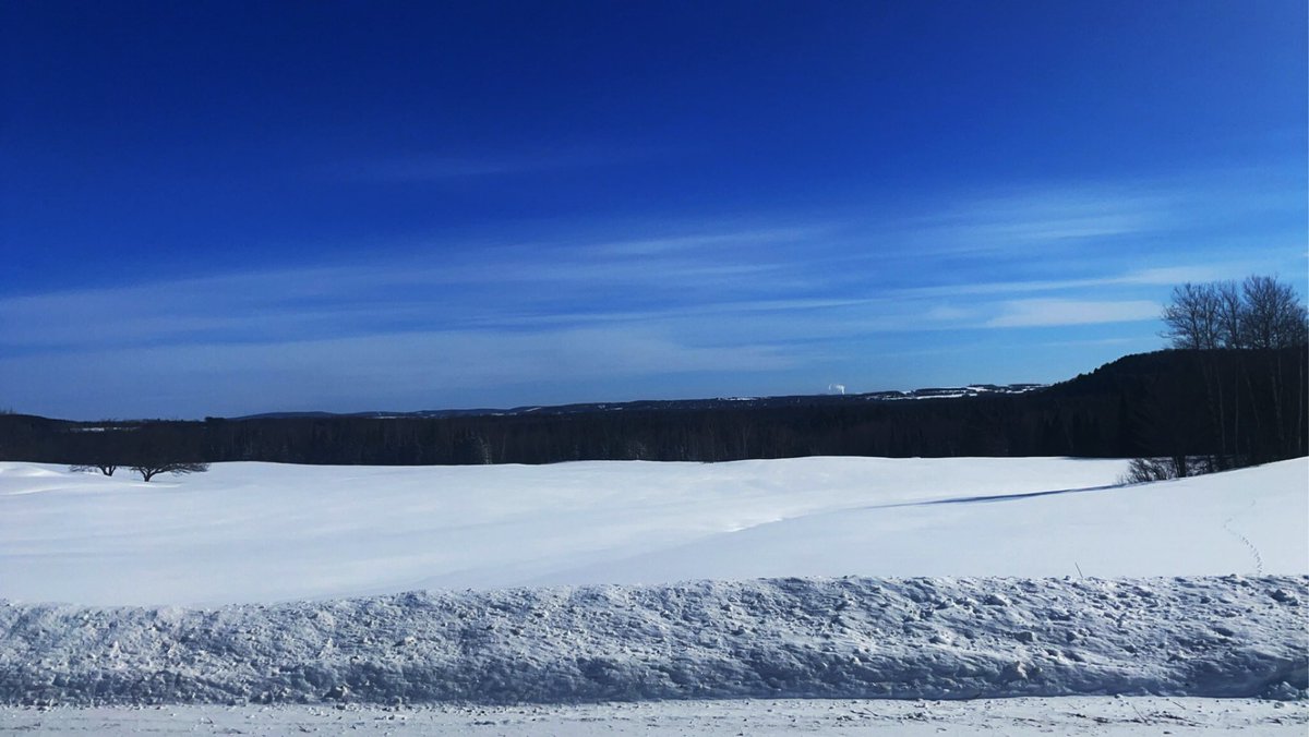 It was a gorgeous day in The County today. Why must it always be perfect the day after a storm? #MyMaine #Maine #MEwx #northernmaine #mainewinter