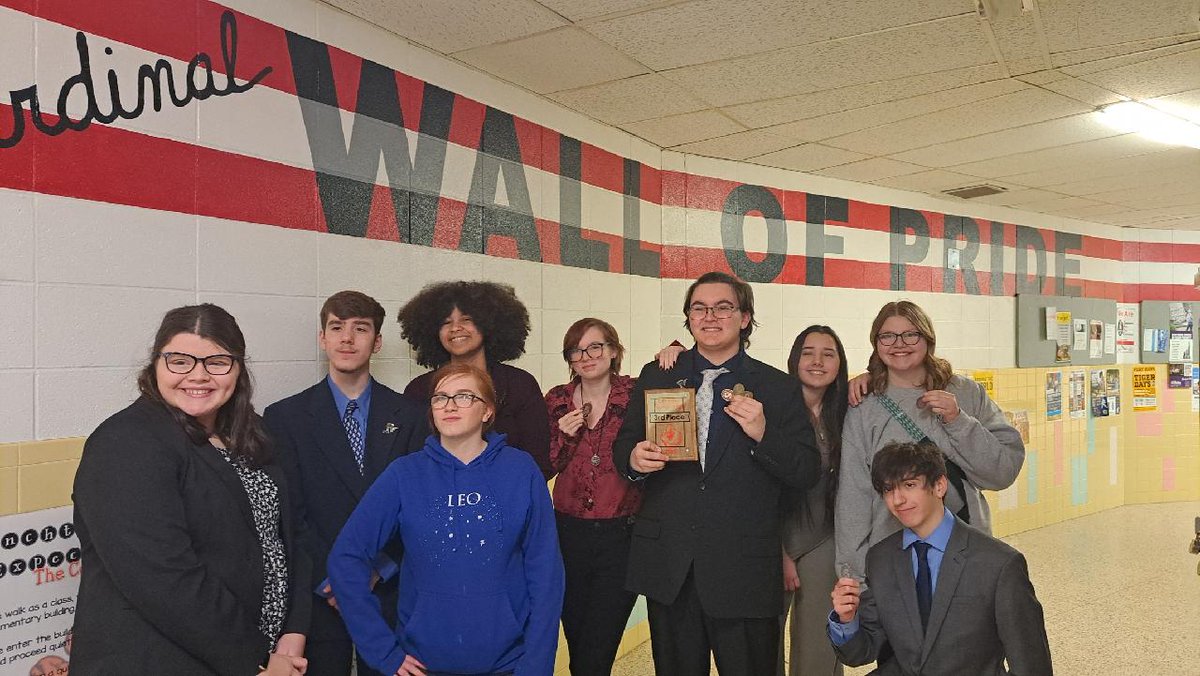 The Dragons brought a small group to Sedgwick and finished third in team sweepstakes while breaking eight of its 16 entries to finals! Congratulations to:

Kadiance Salyers - 5th in SSA
Jayden Murray - 3rd in Poetry
Liberty Hart - 3rd in Informative