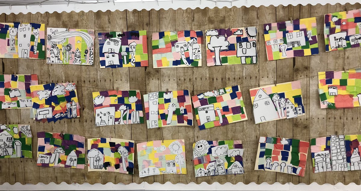 Div 17s Gr 1s at Gilmore are learning about community. Check out their art that shows their understanding &amp; creativity!