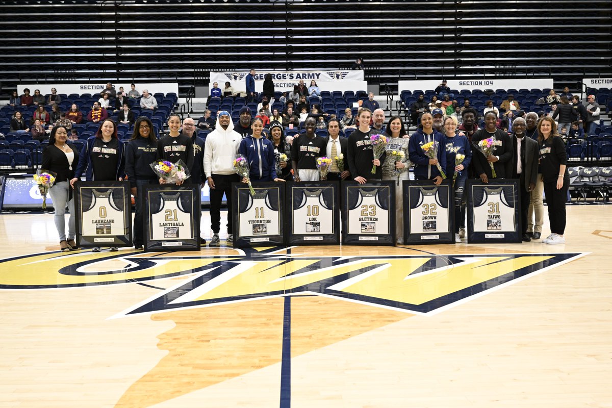 GW_WBB's tweet photo. Another satisfying Saturday at the Smith Center 💙💛

#RaiseHigh https://t.co/nkg4bFKPTN