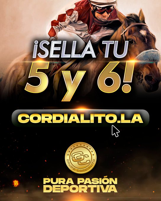 hipicosenlinea's tweet photo. Disfruta mañana domingo del #Hipismo Nacional #LaRinconada con el @GrupoCordialito #5y6 #Ganador #Place #Exacta #Trifecta #Superfecta #TripleApuesta #PoolDe4 #LotoHipico y mucho más! Visita su web 👉 https://t.co/Wdq4OmcJsL https://t.co/zVZn0aipU5