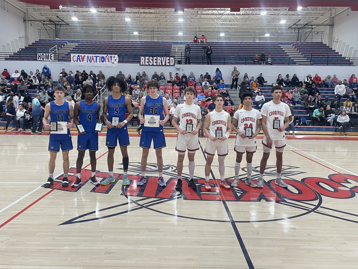 District Nine-FourA (@district9aaaa) on Twitter photo Congrats to these <a href="/LebanonHoops/">Lebanon Basketball</a> and <a href="/cookevillebball/">CHS Basketball</a> players on their post season awards…
All tournament team will be announced after the Championship game! (1 of 3) Congrats to these <a href="/LebanonHoops/">Lebanon Basketball</a> and <a href="/cookevillebball/">CHS Basketball</a> players on their post season awards…
All tournament team will be announced after the Championship game! (1 of 3)