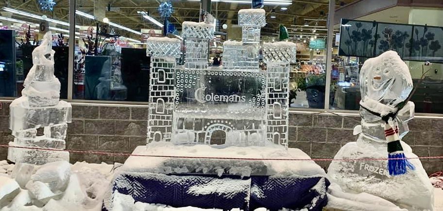 CapitaJim's tweet image. Beautiful ice sculptures #CornerBrook