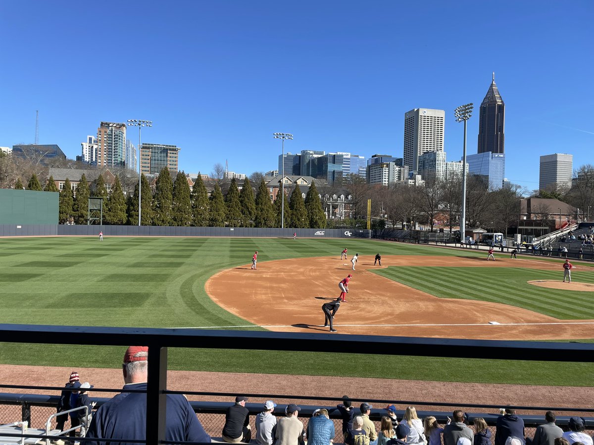 DontSportsMeBro's tweet photo. @JakeCrain_ @Blain_Crain @davidadamcone when you boys coming down to ATL? I have three tickets to the best venue in college baseball with your names on them. Beers on me. #GTbaseball https://t.co/sNvv99zqSm