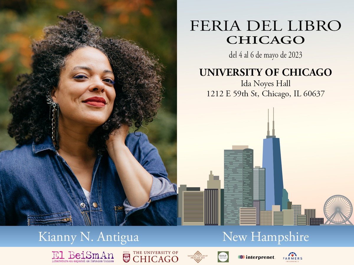 La #FeriaDelLibroChicago2023 se enorgullece en presentar a quienes participarán en una programación llena de paneles, presentaciones de libros y lectura de poesía.
¡Vengan a conocer a <a href="/KiannyNAntigua/">Kianny</a> !

#NewLatinoBoom 
#LatinxLitEnEspañol 
#HLBSC
<a href="/UChicago/">The University of Chicago</a>