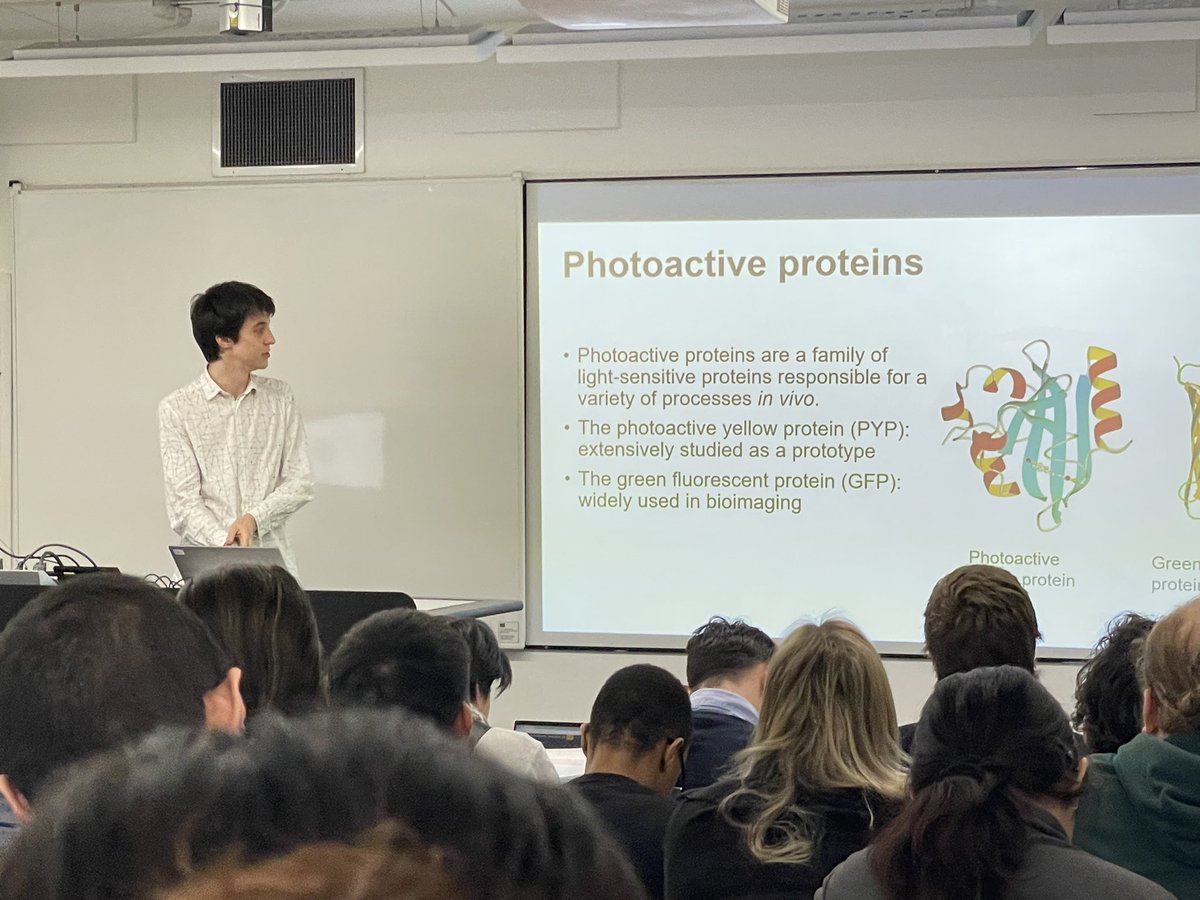 FieldingGrpUCL's tweet photo. Great talks from Edoardo and Sufiyan at our 1st year PhD symposium! https://t.co/2IyljiqePr
