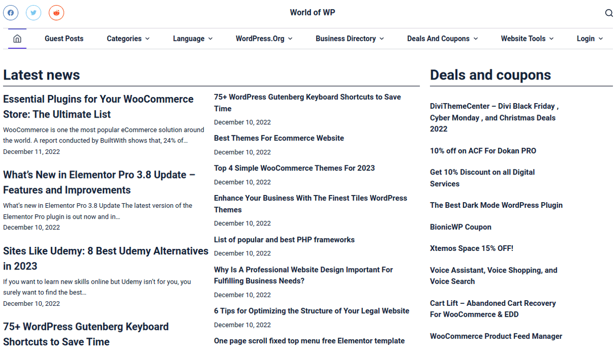 Maintaining your own #WordPress website? Get all the information to keep your site up to date from specialists all over the world in many languages! worldofwp.com