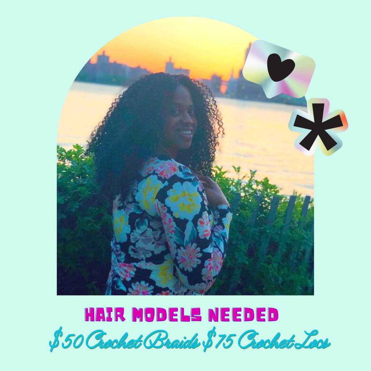 KombatHair's tweet photo. We are currently accepting new customers and return customers for $50 crochet braids/ $75 crochet braids/locs/twist. Visit or IG today https://t.co/TWIhaLKPVK