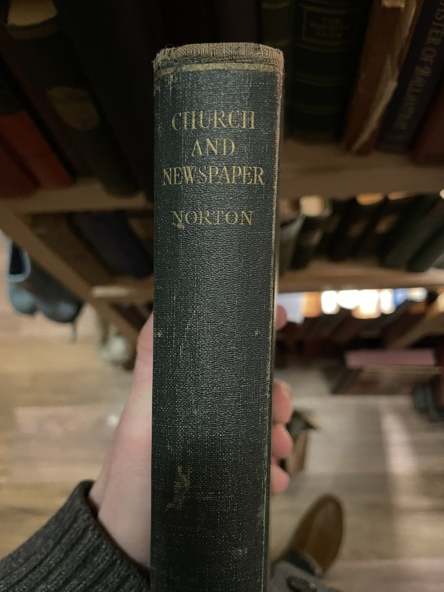 jordanlcox's tweet photo. In an old bookstore and thought @acwhit and @Jonathan_Howe would find this interesting :) https://t.co/v07lrUtwcB