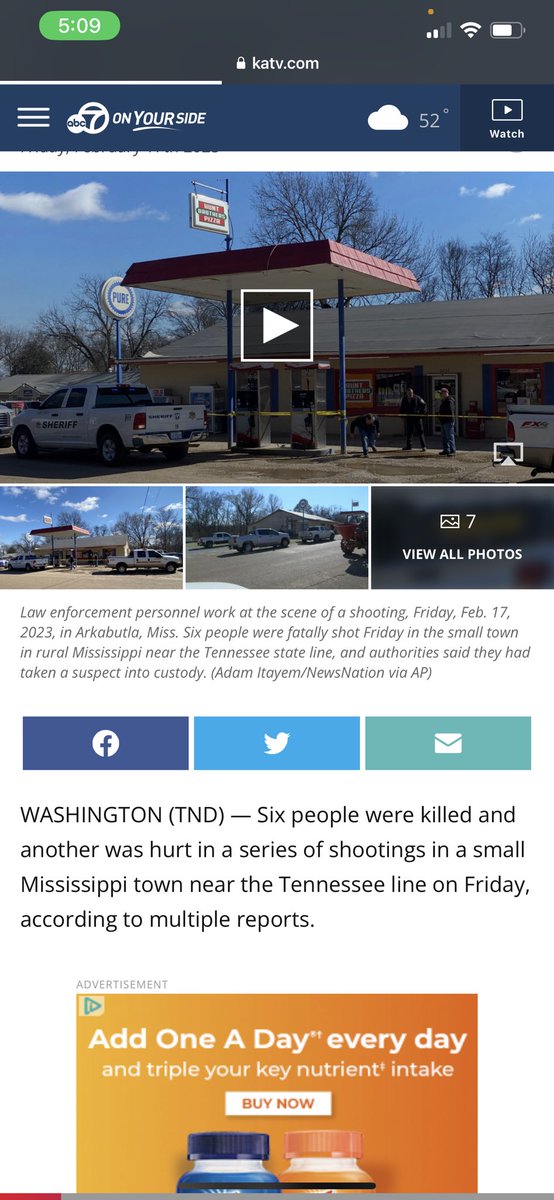 LysiaMedia's tweet photo. @KATVNews The city is Arkabutla, Mississippi. https://t.co/BhNbEcxpl2