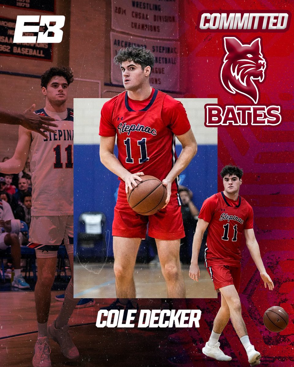 step_basketball's tweet photo. Congratulations to Senior, Cole Decker @_coledecker on his commitment to Bates College of the NESCAC League! 
📷: @MovingPictureny / Edit: @eastboundedits #Stepinac #CHSAA #Stepinac75 #DefineYourFuture https://t.co/GeQn7CcrOZ