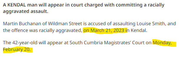 JustafableG's tweet photo. @gazettenewsdesk Might want to check the dates, unless they have invented a time machine https://t.co/GWhK4a3owl
