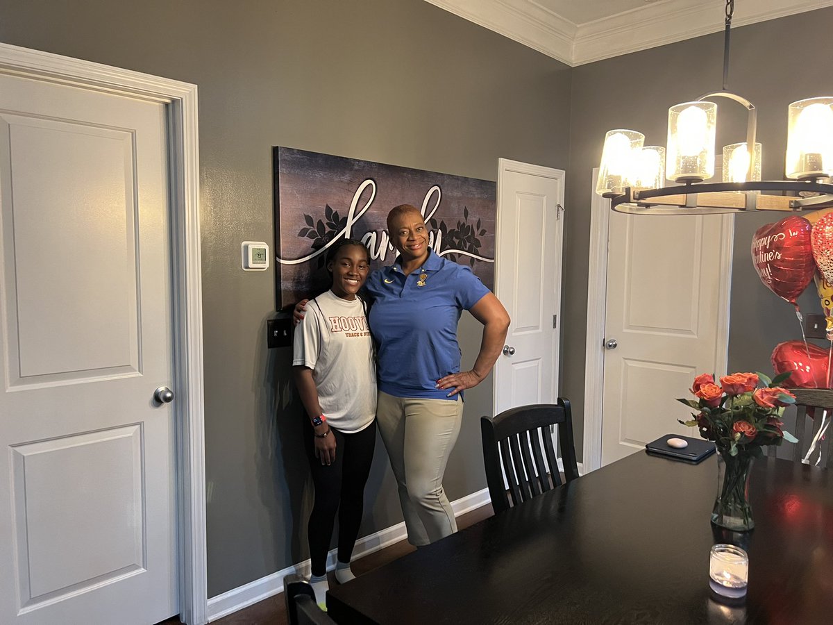 Great home visit from The University of Pittsburgh! Thank you Coach Brewer for coming.  #trackandfield #Pittsburgh