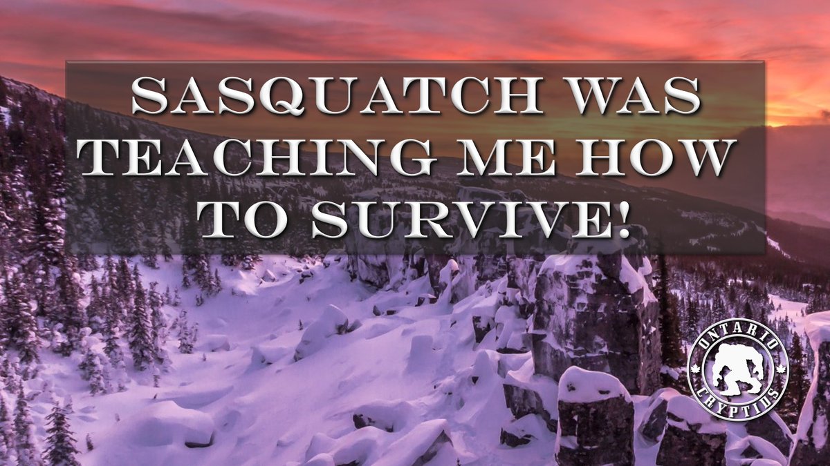 CryptidsOntario's tweet photo. Don't miss todays episode.  Sasquatch Was Teaching Me How To Survive! [EP-151] #cryptids #sasquatch #treeknocks #downedtree #UAPs #UAPSighting #sasquatchsighting #bigfoot #BalloonShotDown https://t.co/77CeouV4L1 https://t.co/UJfAVDlUfT