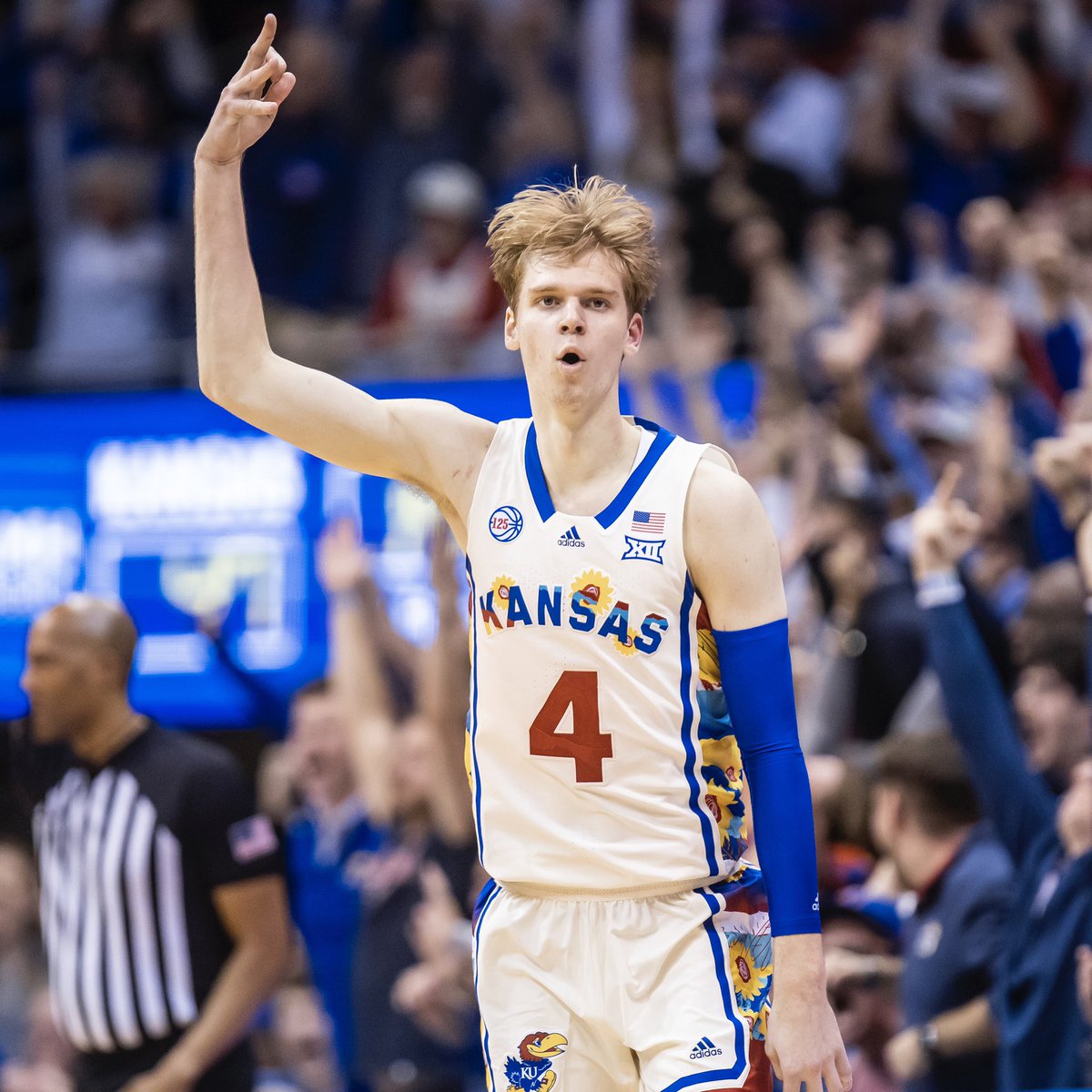 KUAthletics's tweet image. Down by 17 in the first half, won by 16.

Pay Heed, All Who Enter