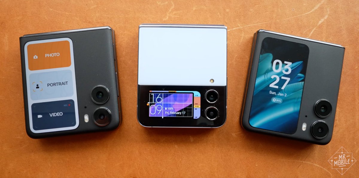 Captain2Phones's tweet photo. Samsung has a stranglehold on the flip-phone space, and (much as I love Motorola) the RAZR isn't going to change that.

Enter Oppo's Find N2 Flip. It's not without its disappointments – but at £850, it is a proper Galaxy Flip 4 competitor.

Review! https://t.co/P0DeqgCvO3 https://t.co/oXOmxc50xN