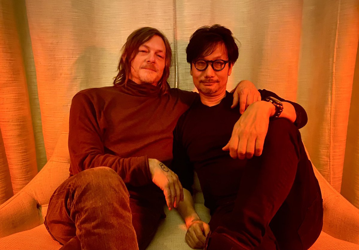 HIDEO_KOJIMA_EN's tweet image. With Norman.